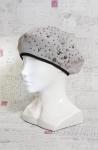 Берет женский "Жемчуг + стразы"