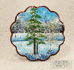 20523 Панно "Облачко" круглое большое (основа-МДФ) d- 240 мм каменная крошка (рисунки в ассортименте)