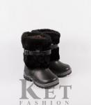 Детские унты, для мальчика, литая подошва