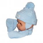 Комплект детский (шапка, шарф, варежки)