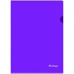 Папка-уголок Berlingo А4 180 мкм, прозрачная фиолетовая, AGp_04107