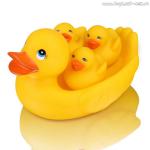 Mioshi Aqua набор для купания "Приключения уточек" (4 шт.)