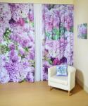 Комплект фотоштор Сирень 140*250 см