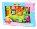 Mioshi Большой игровой набор 6 в 1 "Первая игрушка"