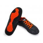 полуботинки кроссовые Furia indoor 201A10 black / red
