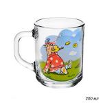 Кружка 200 мл Вовка в тридевятом царстве / КРС-308 /12/ стекло
