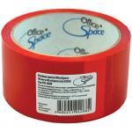 Клейкая лента упаковочная OfficeSpace 48 мм*40 м 45 мкм красная ШК, КЛ_6288