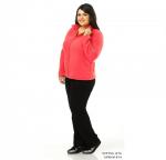 Брюки немного зауженные к низу, спереди фигурные подрезы, сзади кокетка