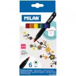 Фломастеры по текстилю "667" 06цв., картон. уп., европодвес, 06P6T