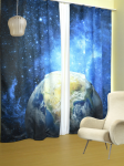 Комплект фотоштор Планета Земля 140*250 см