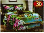   Комплект постельного белья 1,5-спальный бязь 3D / Водопады