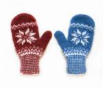 Рукавицы вязаные дет арт.ВР10024 овечья шерсть 7-9 лет