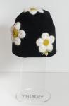 Шапка детская "Раз ромашка, два ромашка" двухслойная