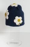 Шапка детская "Раз ромашка, два ромашка" двухслойная