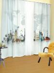 Комплект фотоштор Мировые столицы 140*250 см