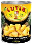 LUTIK Ананас кусочками в сиропе