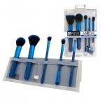 Royal&Langnickel MODA BLUE PERFECT MINERAL SET. Голубой  набор кистей для макияжа в чехле