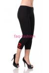 Капри Трикотаж с Бантиками Черный