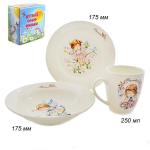 Детский столовый набор 3 предмета Феечки / 0839 / 8/ гр 8