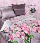 Комплект постельного белья 1,5-спальный поплин / Алла
