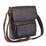 8167 Coffee сумка-планшет средняя кожа