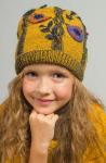Шапка детская "Птенчик синей птицы" двухслойная