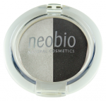 Двойные тени для век 03 туманная ночь, NEOBIO. 2,5 г
