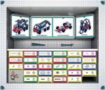 Конструктор металлический для уроков труда Школьный-4 (294 эл.)