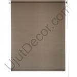 7518. Рулонная штора Плайн молочный шоколад