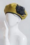 Берет женский "Шифоновый цветок 2"