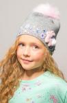 Шапка детская "Зайкина полянка" двухслойная