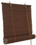 *7004. Бамбуковая рулонная штора  Нагоя коричневая