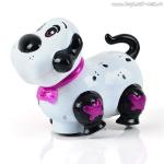 MIOSHI active Игрушка "Зверята: Щенок Бом" (18 см, многофункц., свет, звук, бат., чёрно-белый)