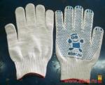 Перчатки х/б с ПВХ 4 нити, 10 класс, вес пары 50 г, белые, Батареечка, уп. 5 пар, цена за пару