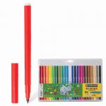 Фломастеры CENTROPEN Слонята,  24 цв., смываемые, вентилир.колпачок, европодвес, 7790/24TP