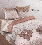 Комплект постельного белья 1,5-спальный поплин / Ксения