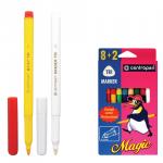 Фломастеры CENTROPEN "Magic", 8 цв+2 изменяющих цвет, ширина линии 1,8мм, перекрашиваемые, 2549/10