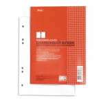 Сменный блок к тетради на кольцах А5 80л. HATBER, Белый, 80СБ5В1(Т05088)