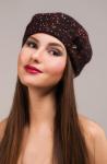 Берет женский "София" 2-х слойный