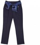 Брюки молния сбоку с бантом