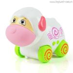 MIOSHI active Игрушка на колёсах "Зверята: Овечка" (15 см, звук, бат., разноцвет.)