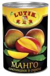 LUTIK Манго ломтиками в сиропе