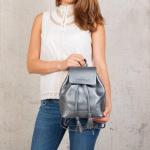 Женский рюкзак Lakestone Clare Silver Grey