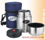 Термос BIOSTAL широкое горло, чехол, суповой 0,75 л NT-750