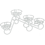 Подставка для цветов "Фиалка 4"