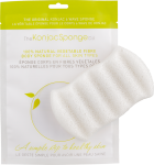Спонж для мытья тела 6 Wave Body Konjac Sponge Pure White