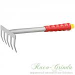 Грабельки GRINDA из нержавеющей стали с деревянной ручкой, 250 мм