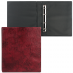 Альбом д/монет и купюр на 4 кольцах 230х265х40 мм, "Оптима", без листов, М9-05