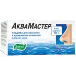 АКВАМАСТЕР ЭВАЛАР СР-ВО Д/ОРОШЕН И ПРОМЫВ СЛИЗ ПОЛОСТИ НОСА N10ПАК