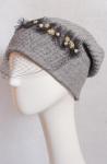 Шапка BL женская "Вуаль DG"